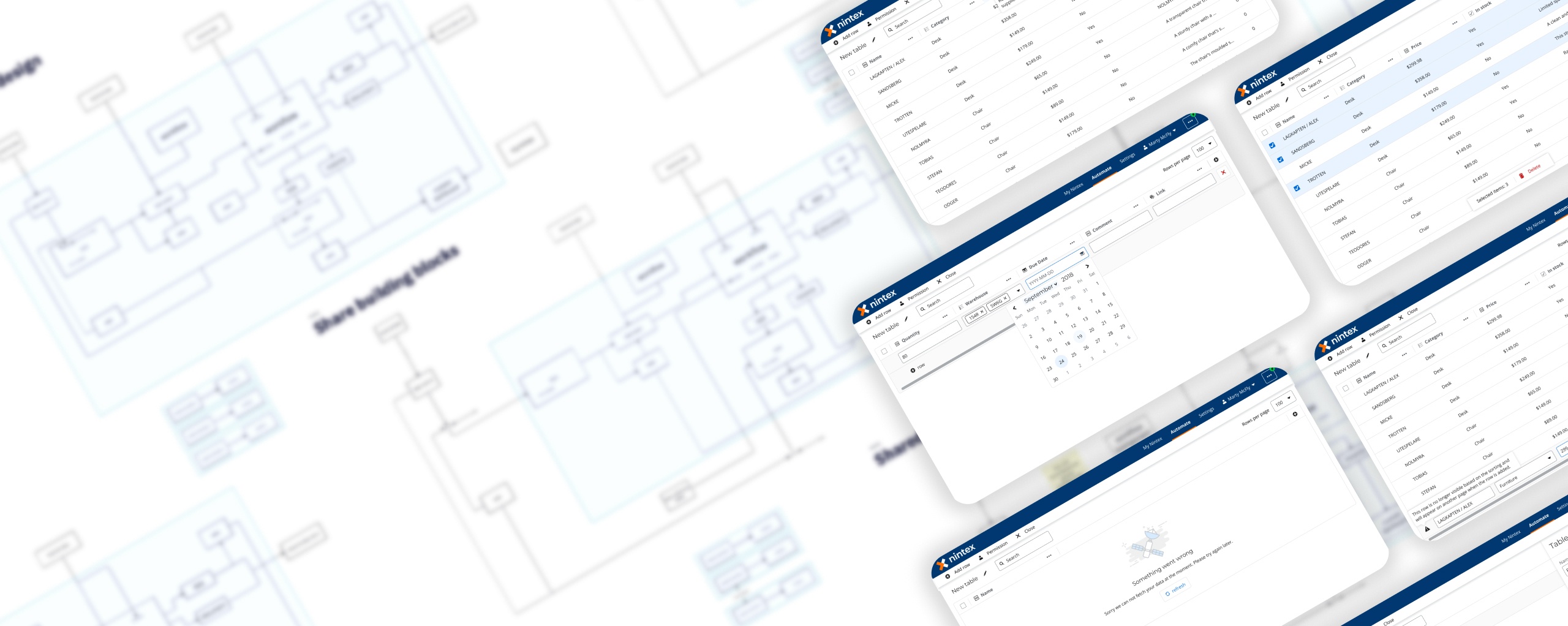 nintex data table project showcase